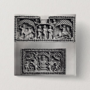 Bóton Quadrado 5.08cm Duas chapas de uma caixa
