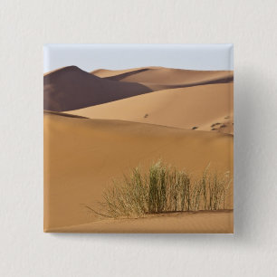 Bóton Quadrado 5.08cm Dunas de areia, deserto do Saara, Marrocos