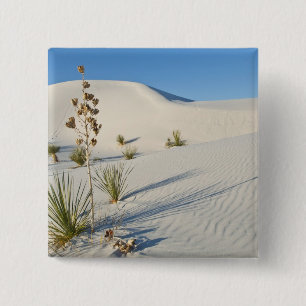 Bóton Quadrado 5.08cm Dunas Transversais, Yucca, sombras
