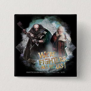 Bóton Quadrado 5.08cm Dwalin e Balin