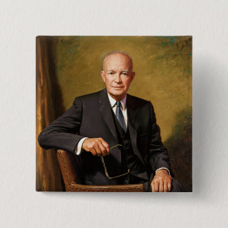 Bóton Quadrado 5.08cm Dwight D. Eisenhower