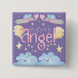 Bóton Quadrado 5.08cm Earth Angel