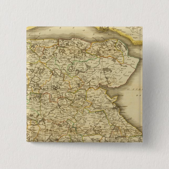 Bóton Quadrado 5.08cm East Fife (Frente)