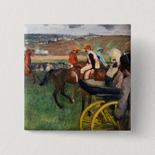 Bóton Quadrado 5.08cm Edgar Degas - No Races