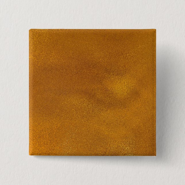 Bóton Quadrado 5.08cm Efeito Dourado (Frente)