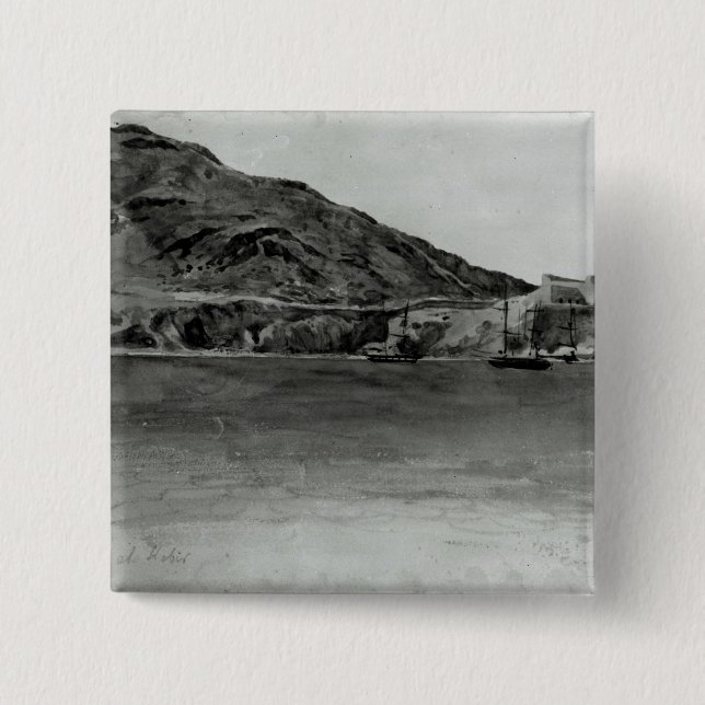 Bóton Quadrado 5.08cm EL-Kebir de Mers, Argélia (Frente)