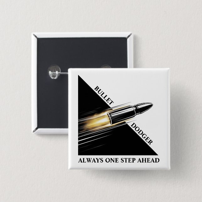 Bóton Quadrado 5.08cm Eleição Política Americana (Frente & Verso)