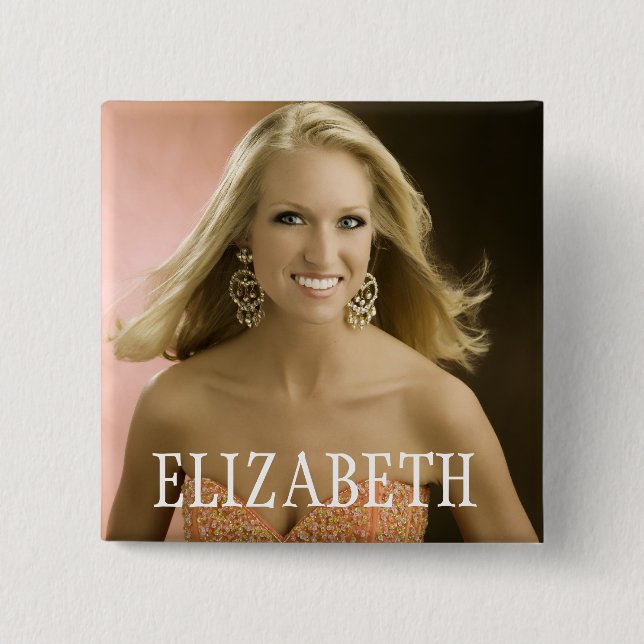 BÓTON QUADRADO 5.08CM ELIZABETH (Frente)
