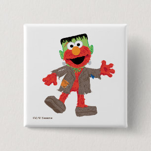 Bóton Quadrado 5.08cm Elmo Fantasia de Frankenstein