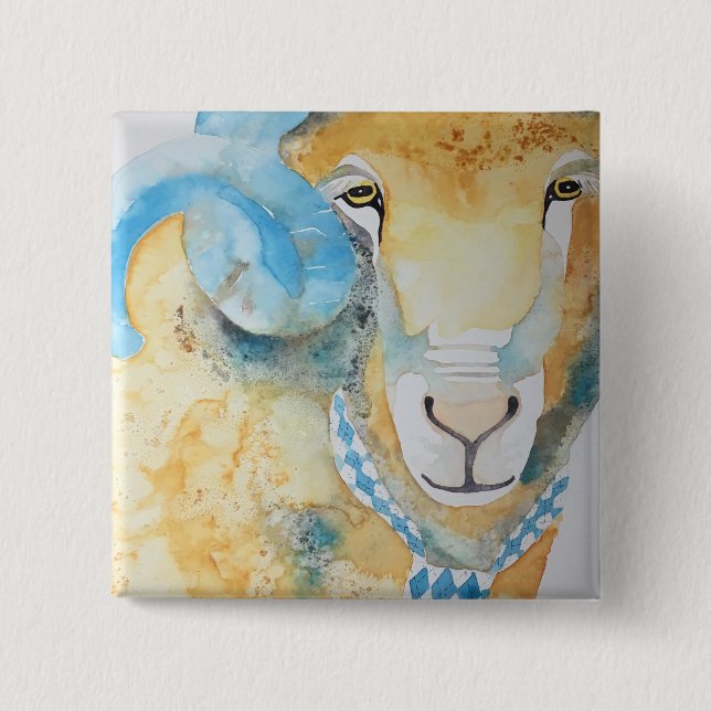 BÓTON QUADRADO 5.08CM ELÓGIO DE CAROLINA (Frente)