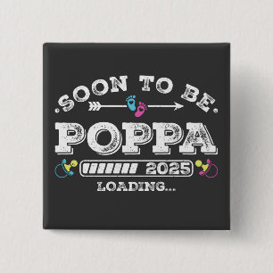 Bóton Quadrado 5.08cm Em breve será o botão quadrado de carregamento Pop