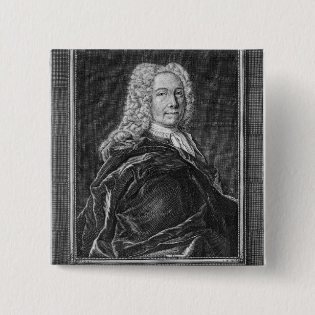 Bóton Quadrado 5.08cm Emanuel Swedenborg (Frente)