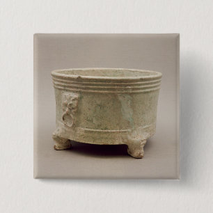 Bóton Quadrado 5.08cm Embarcação do tripé do produto de cerâmica