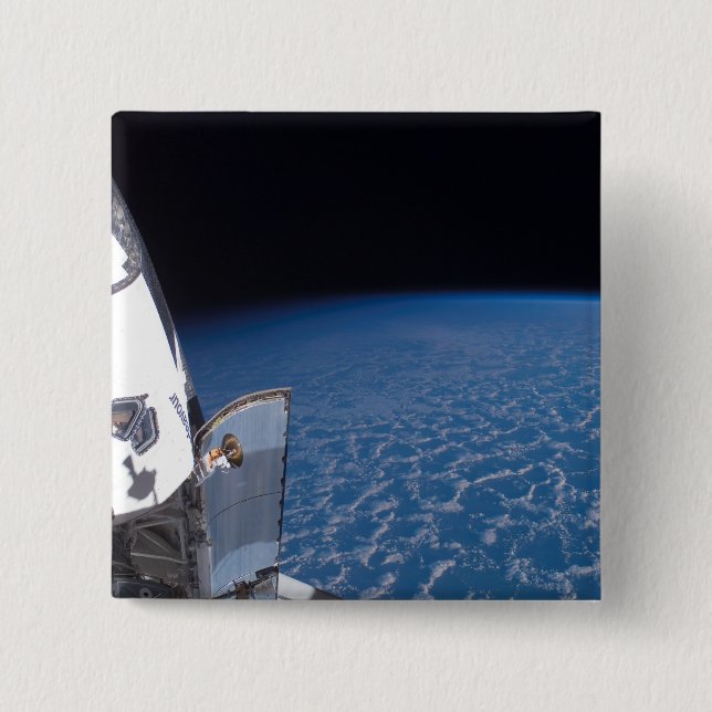 Bóton Quadrado 5.08cm Endeavor do Envelope Espacial 24 (Frente)