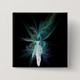 Bóton Quadrado 5.08cm Energia psíquico