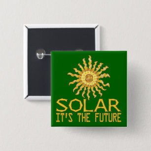 Bóton Quadrado 5.08cm Energia solar