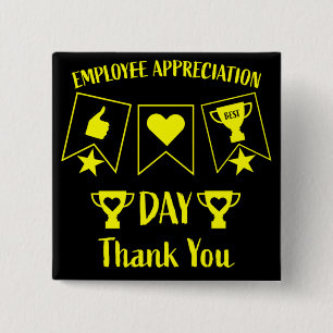 Bóton Quadrado 5.08cm Engraçado corporativo seus presentes