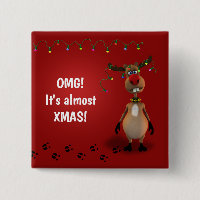 Engraçado Natal Red Nosed Reindeer