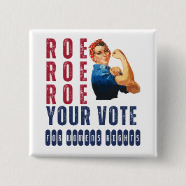 Bóton Quadrado 5.08cm Engraçado Pró Escolha Retro Feminista Cartografia 