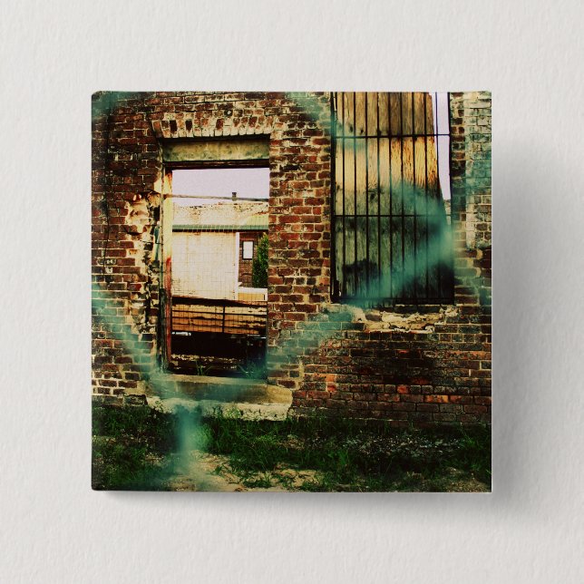 Bóton Quadrado 5.08cm Entrada (Frente)