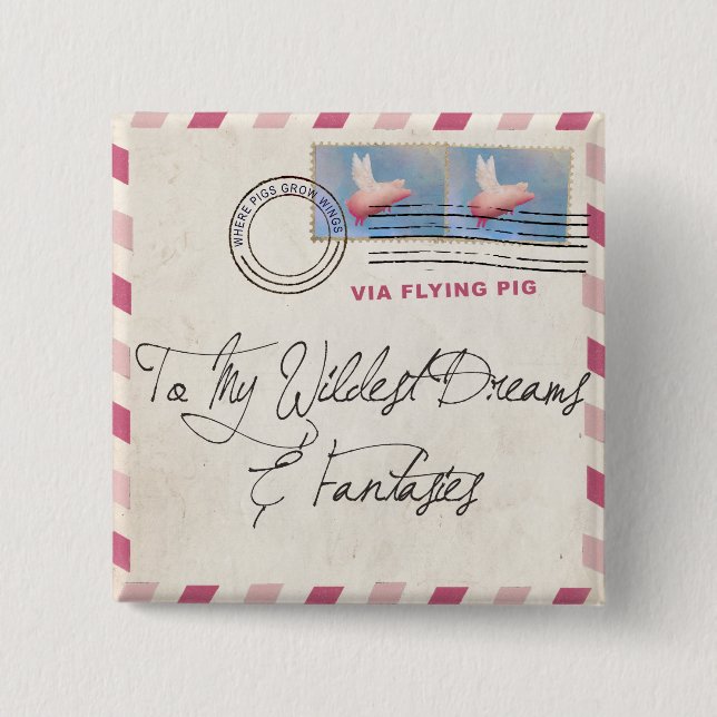 Bóton Quadrado 5.08cm Entregue-se (Frente)