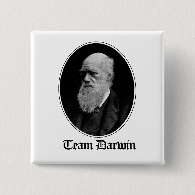 Bóton Quadrado 5.08cm Equipe Darwin (Frente)