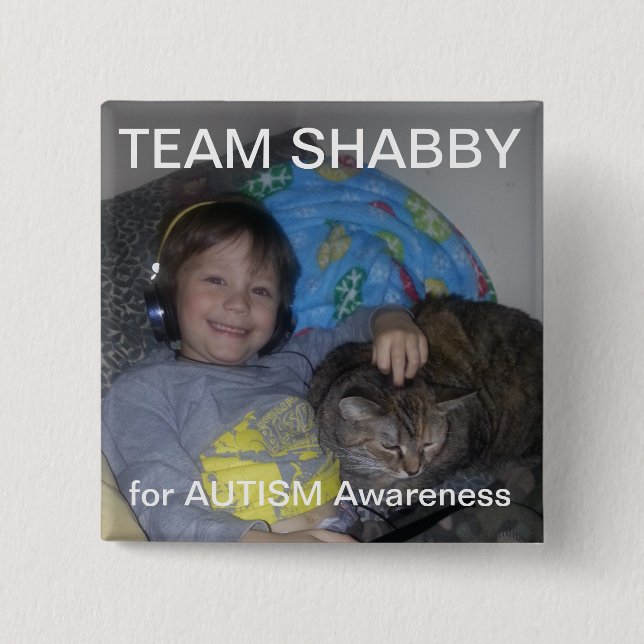 Bóton Quadrado 5.08cm Equipe de CCLU GASTO (Frente)