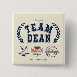 Bóton Quadrado 5.08cm Equipe Dean Gilmore Girls Design