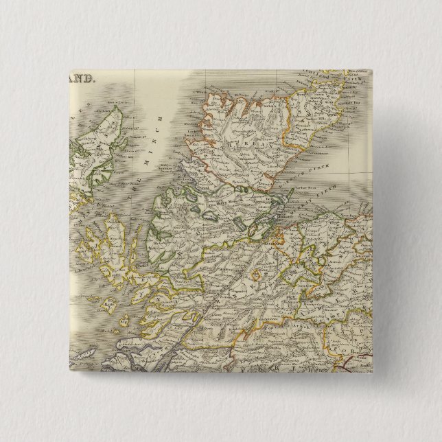 Bóton Quadrado 5.08cm Escócia 24 (Frente)