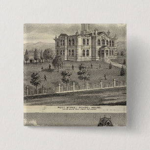 Bóton Quadrado 5.08cm Escolas, San José