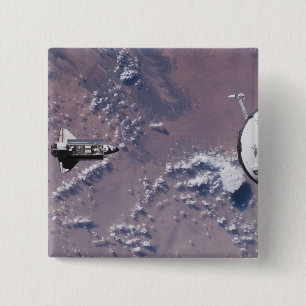 Bóton Quadrado 5.08cm Esforço 20 do vaivém espacial