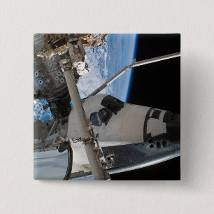 Bóton Quadrado 5.08cm Esforço 23 do vaivém espacial