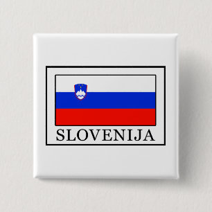 Bóton Quadrado 5.08cm Eslovênia