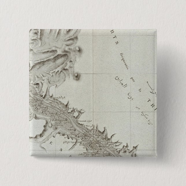 Bóton Quadrado 5.08cm Esne, Egito (Frente)