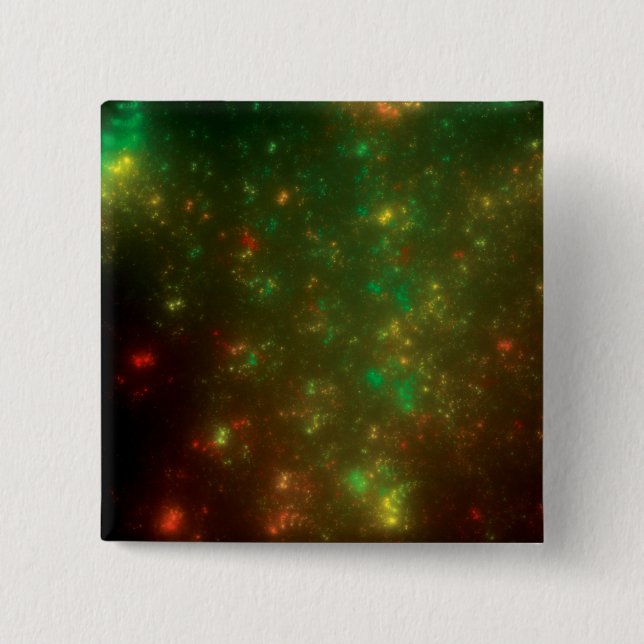 Bóton Quadrado 5.08cm Espaço Verde (Frente)