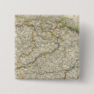 Bóton Quadrado 5.08cm Espanha e Portugal 9