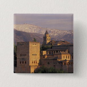 Bóton Quadrado 5.08cm Espanha, Granada, Andaluzia O Alhambra, 2