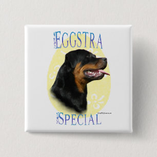 Bóton Quadrado 5.08cm Especial do Rottweiler Eggstra