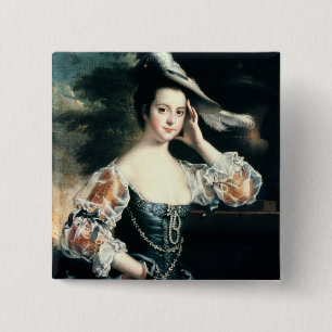 Bóton Quadrado 5.08cm Esperança de Susanna