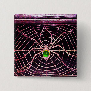 Bóton Quadrado 5.08cm Espetacular e preto verde da WEB