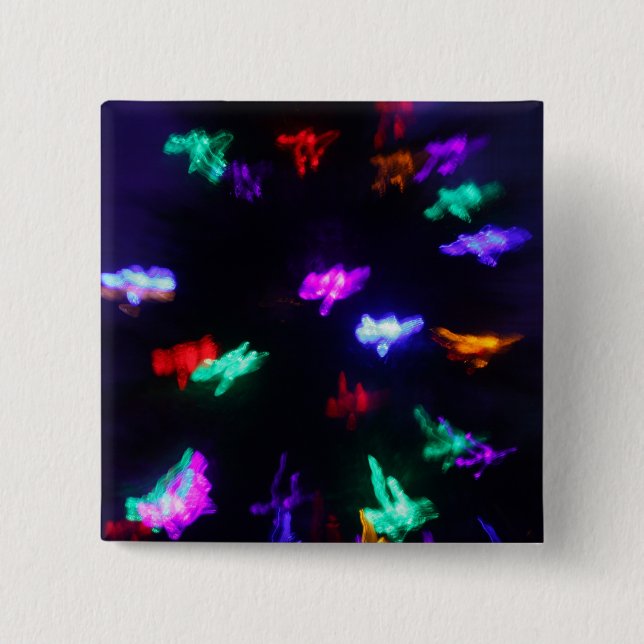 Bóton Quadrado 5.08cm Espíritos de árvores (Frente)