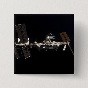 Bóton Quadrado 5.08cm Estação Espacial Internacional 24