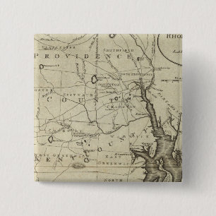 Bóton Quadrado 5.08cm Estado de Rhode Island 2