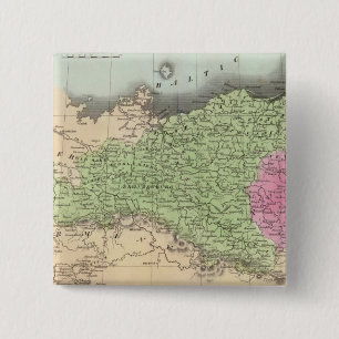 Bóton Quadrado 5.08cm Estados Prussianos 2