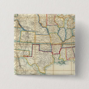 Bóton Quadrado 5.08cm Estados Unidos Da América Do Norte 2