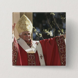 Bóton Quadrado 5.08cm Estados Unidos, Washington, D.C. Pope Benedict 2