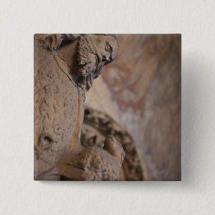 Bóton Quadrado 5.08cm Estátua de São João Batista