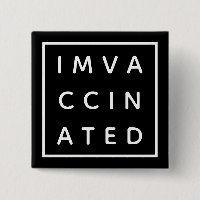 Estou Vacinado | Minimalista Preto Covid-19