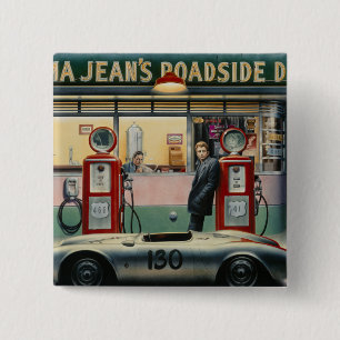 Bóton Quadrado 5.08cm Estrada de Destino 2