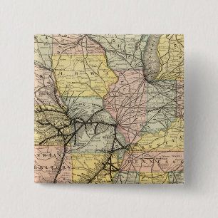 Bóton Quadrado 5.08cm Estrada de Ferro Montanha 2